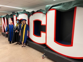 Carol Teschke with MCB graduates