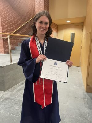 MCB graduate and Biology Director's Award recipient, Bianca Planeta