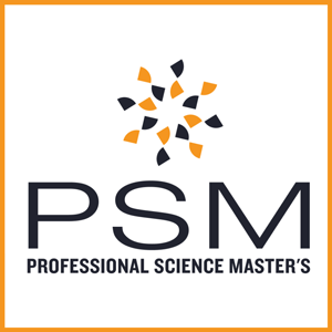 logo that says PSM, Professional Science Master's